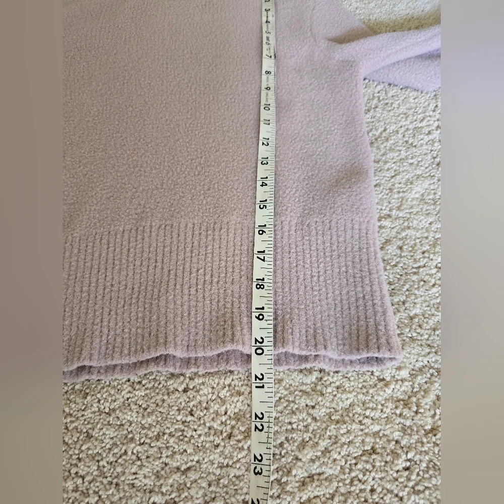 Zara Size Small Mock neck Womens Blush Pink Soft Sweater - Picture 3 of 6